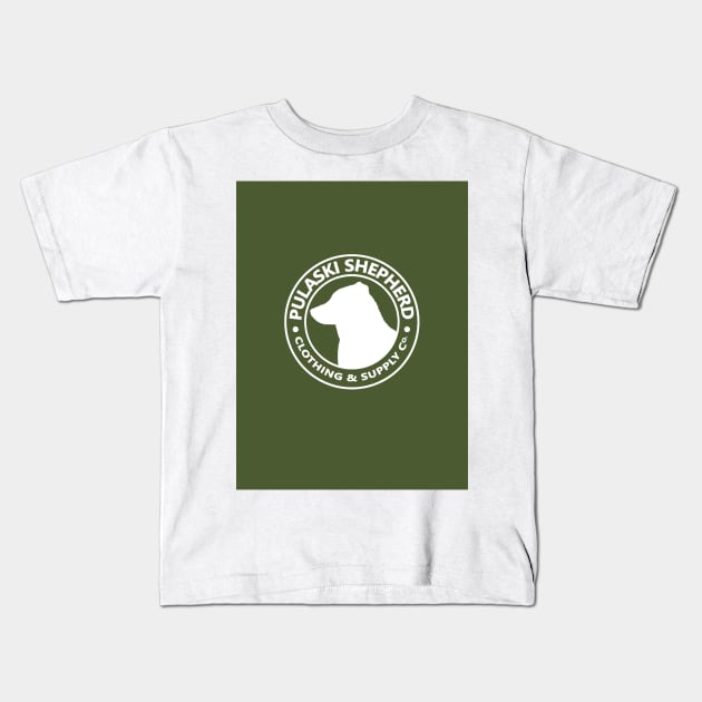 Olive Logo Kids T-Shirt by PSCSCo